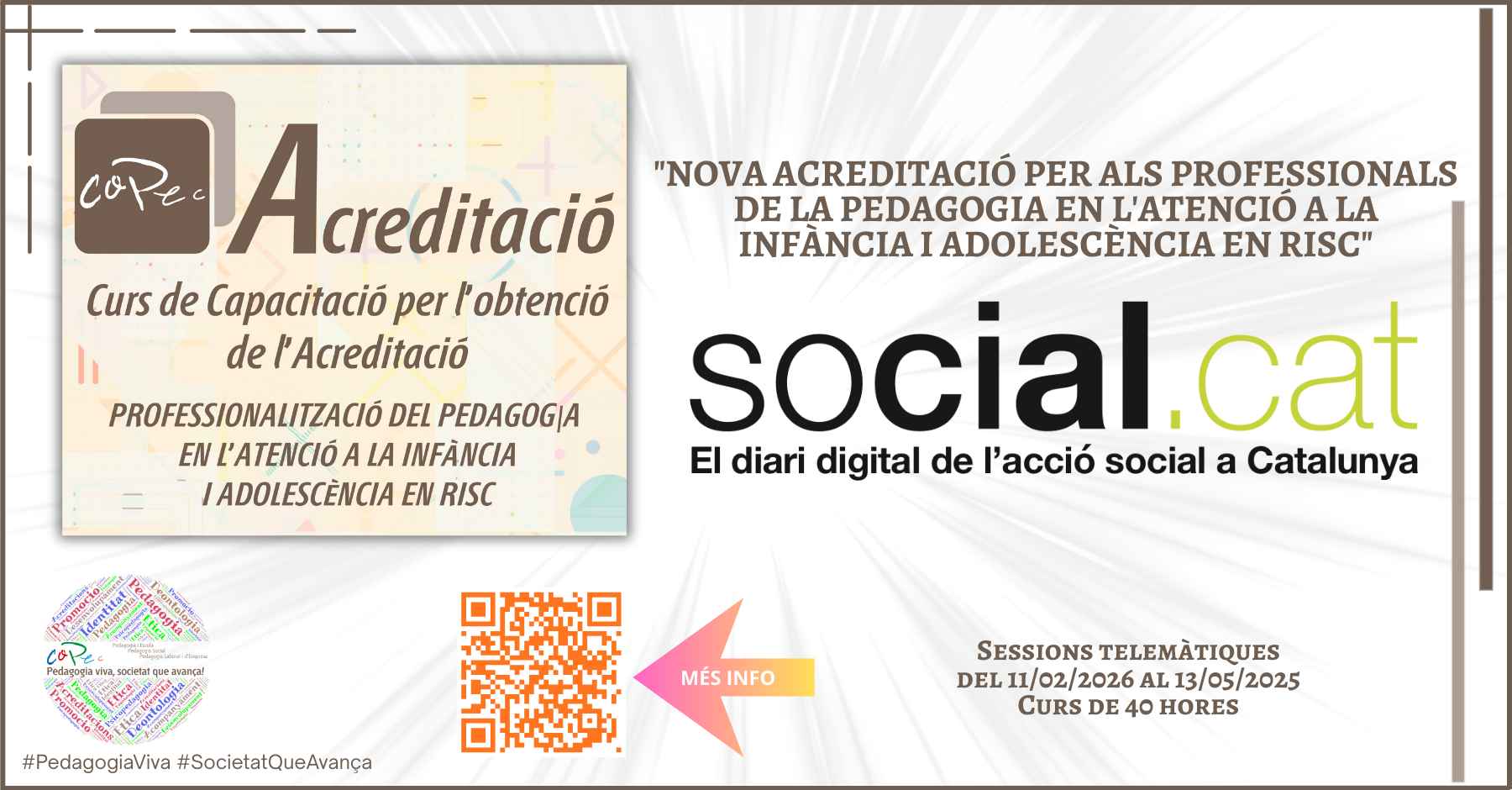 "ACREDITACIÓ PER ALS PROFESSIONALS DE LA PEDAGOGIA EN ATENCIÓ A LA INFÀNCIA I ADOLESCÈNCIA EN RISC"