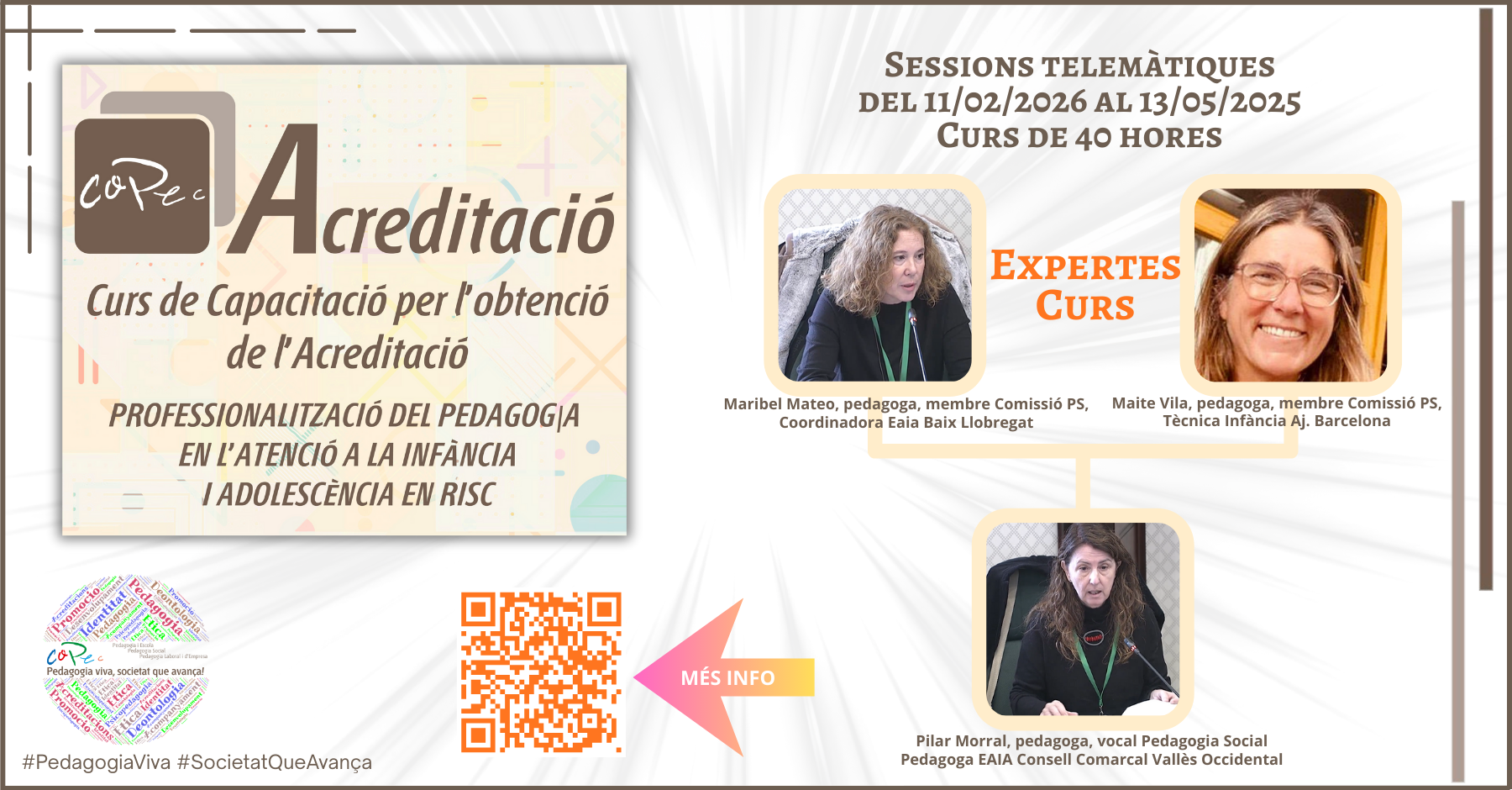 AVP CURS D’ACCÉS A L’ACREDITACIÓ EN «PROFESSIONALITZACIÓ DEL PEDAGOG/A EN L’ATENCIÓ A LA INFÀNCIA I ADOLESCÈNCIA»