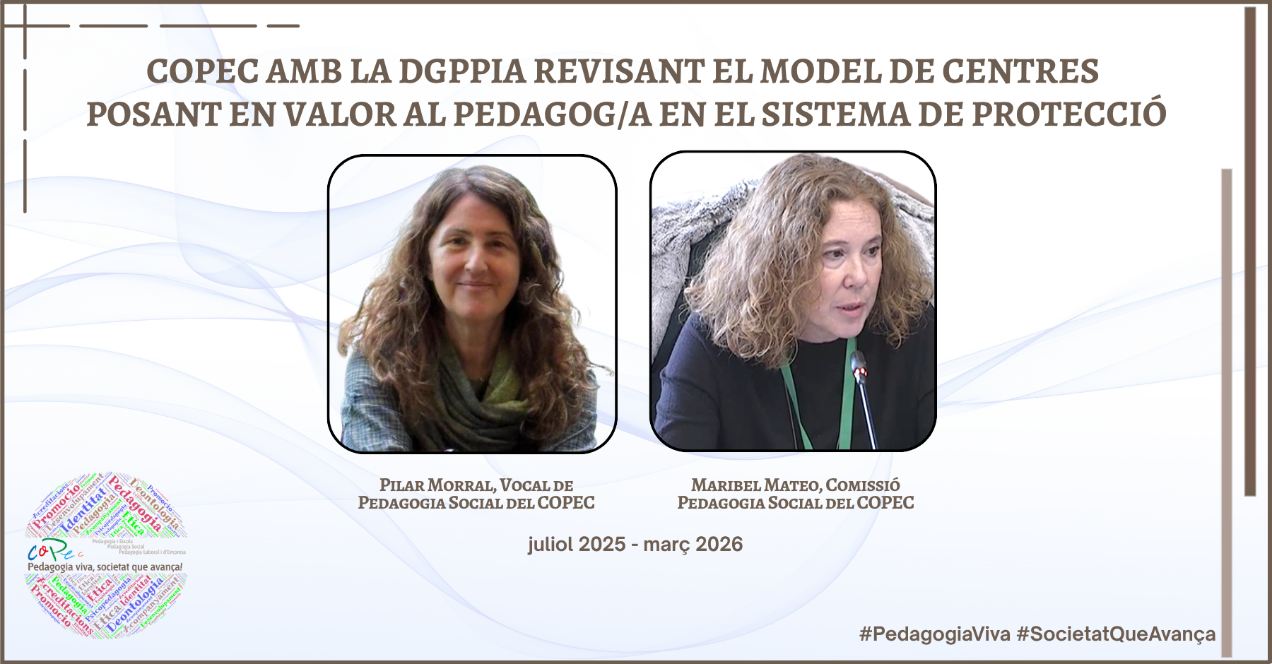 Col·legi Oficial de Pedagogia de Catalunya >  > COPEC AMB LA DGPPIA REVISANT EL MODEL DE CENTRES I POSANT EN VALOR AL PEDAGOG/A