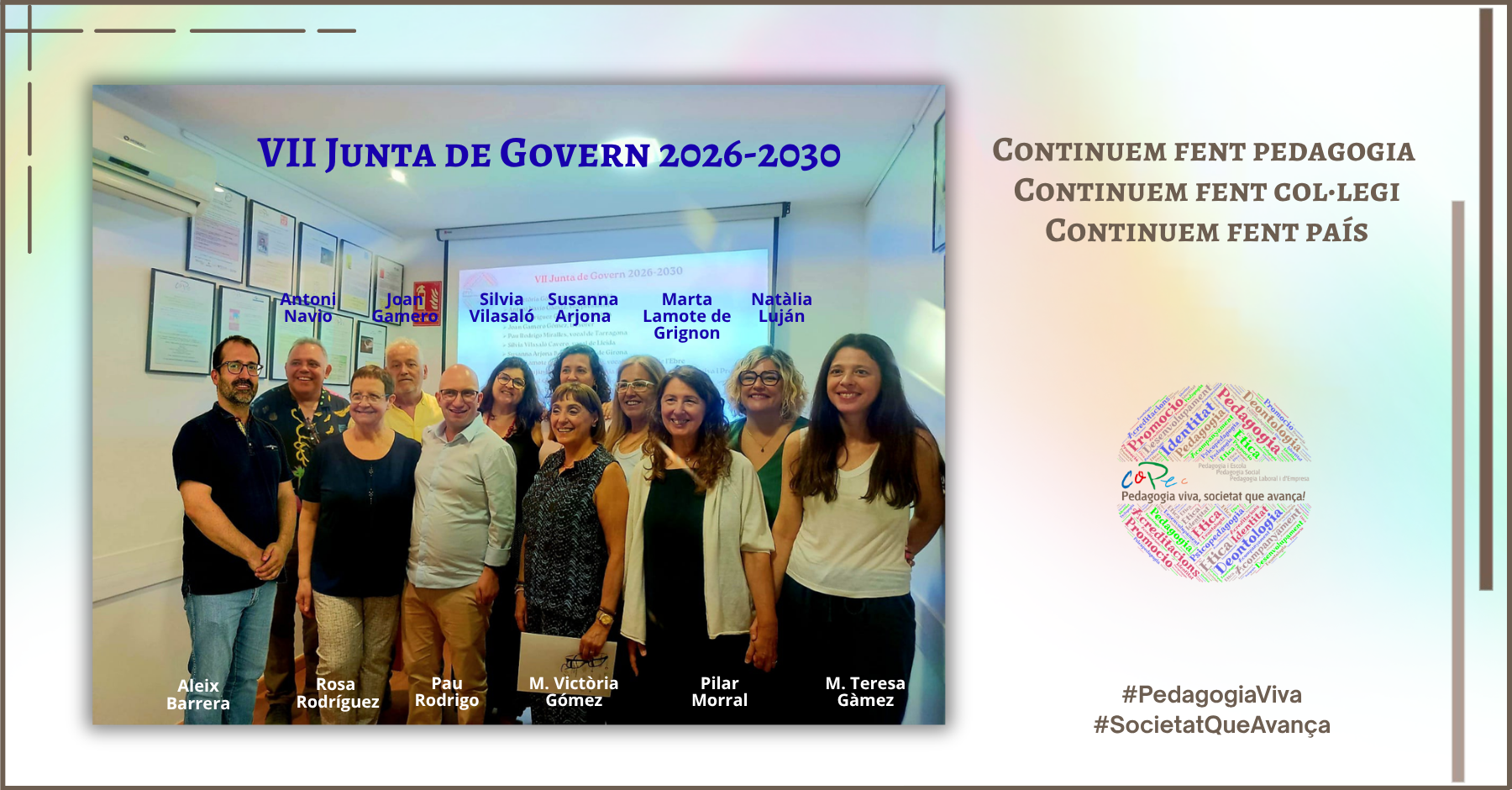 VII JUNTA DE GOVERN 2026-2030