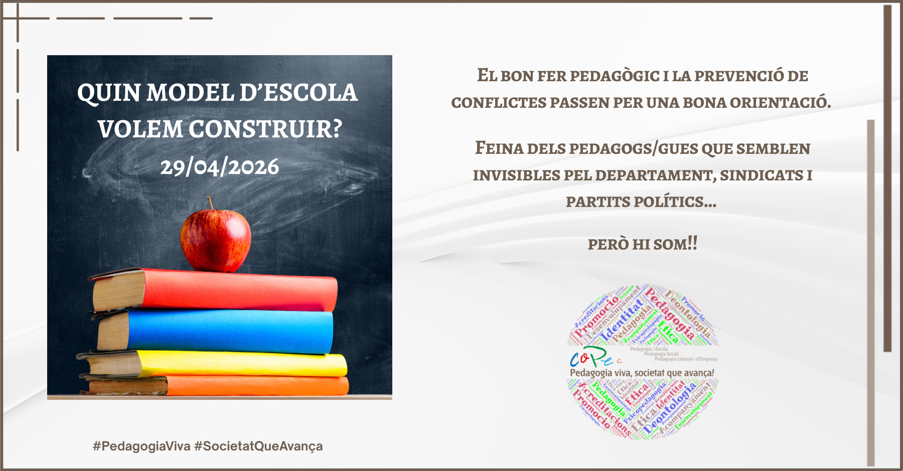 QUIN MODEL D’ESCOLA VOLEM CONSTRUIR?