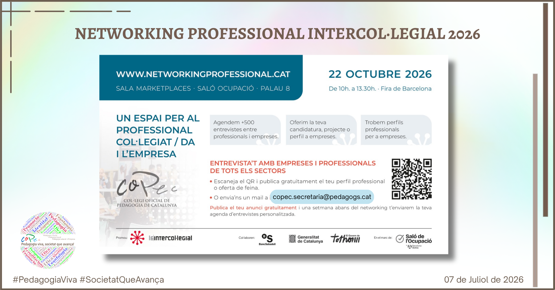 NETWORKING PROFESSIONAL INTERCOL·LEGIAL 2026