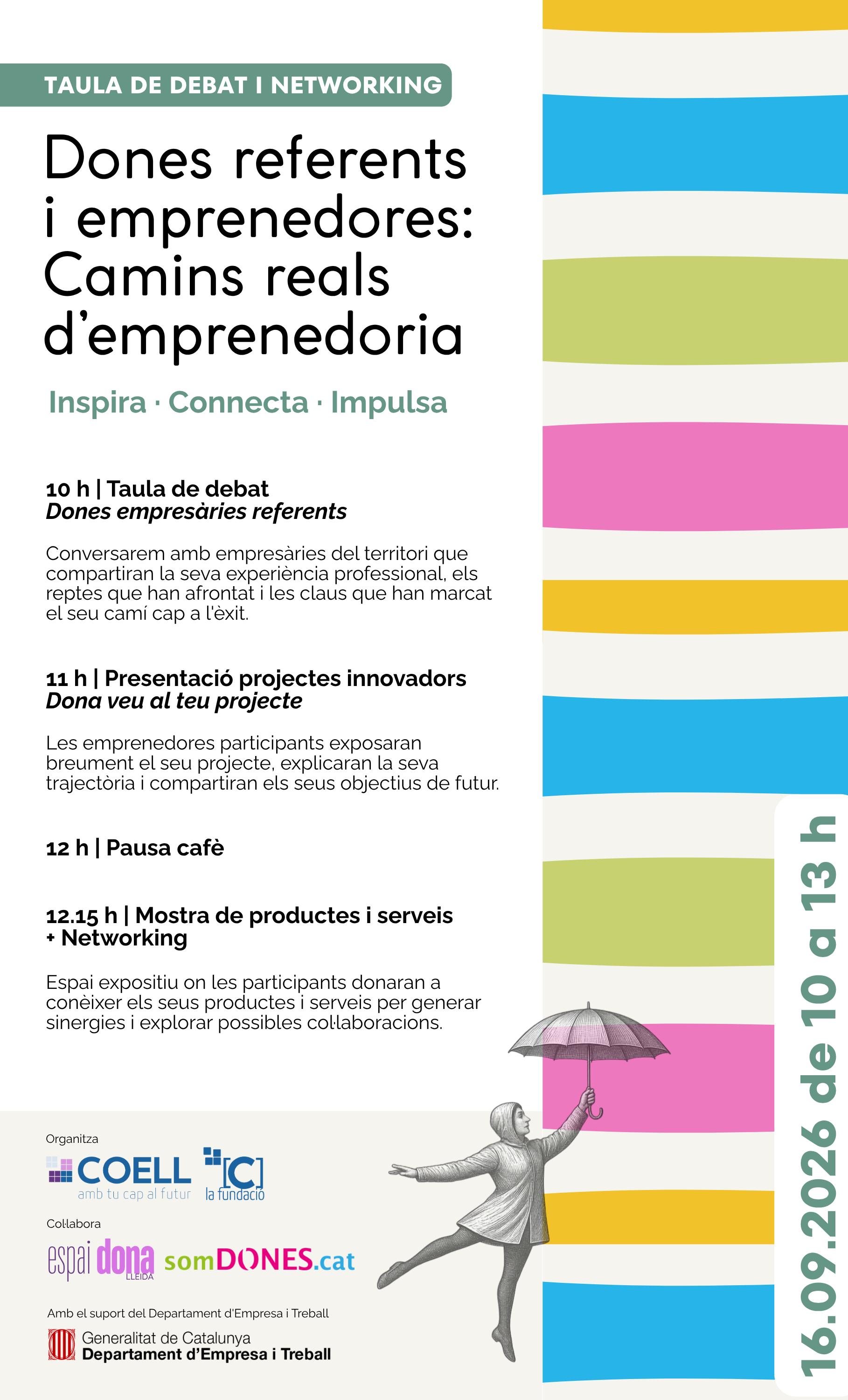 Col·legi Oficial de Pedagogia de Catalunya > agenda > Dones referents i emprenedores: Camins reals d’emprenedoria