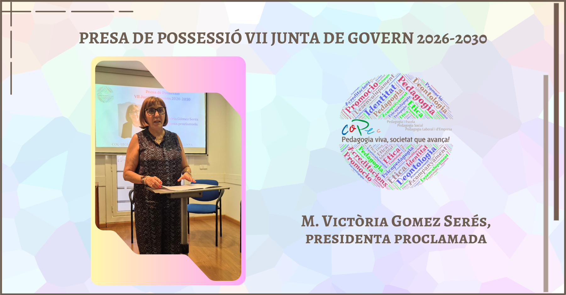 PRESA DE POSSESSIÓ VII JUNTA DE GOVERN 2026-2030