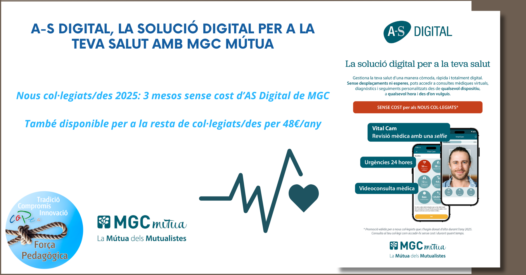 A-S DIGITAL, PROMOCIÓ DE 3 MESOS GRATUITS PER COL·LEGIATS/DES 2025